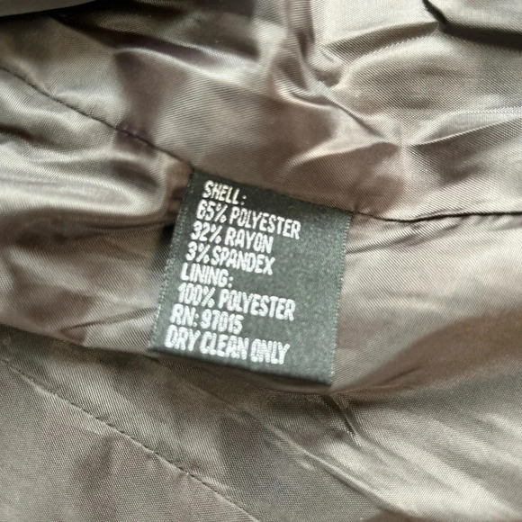 Women’s Size 8 Blazer Black White Houndstooth Career Preppy Bow Pockets Coquette - Picture 13 of 15